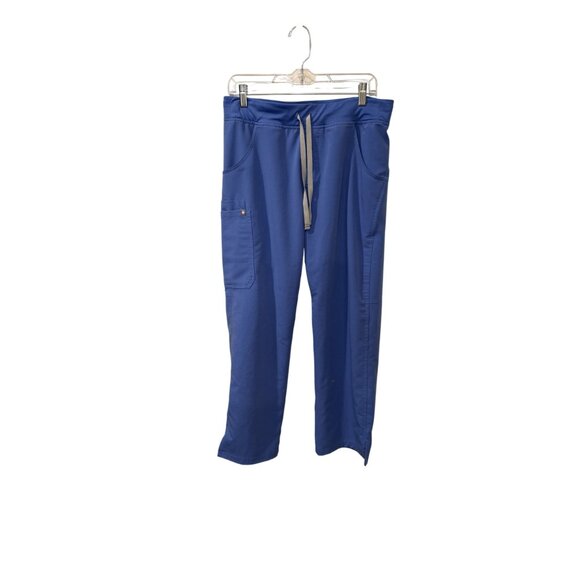 Figs scrub set Catarina top Women’s Cade Cargo Drawstring Pants medium blue - Picture 6 of 8